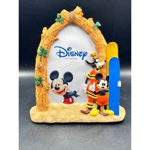 Disney Mickey Mouse Goofy Beach Ski Vacation Photo Frame Fits 4x6 Picture Fun
